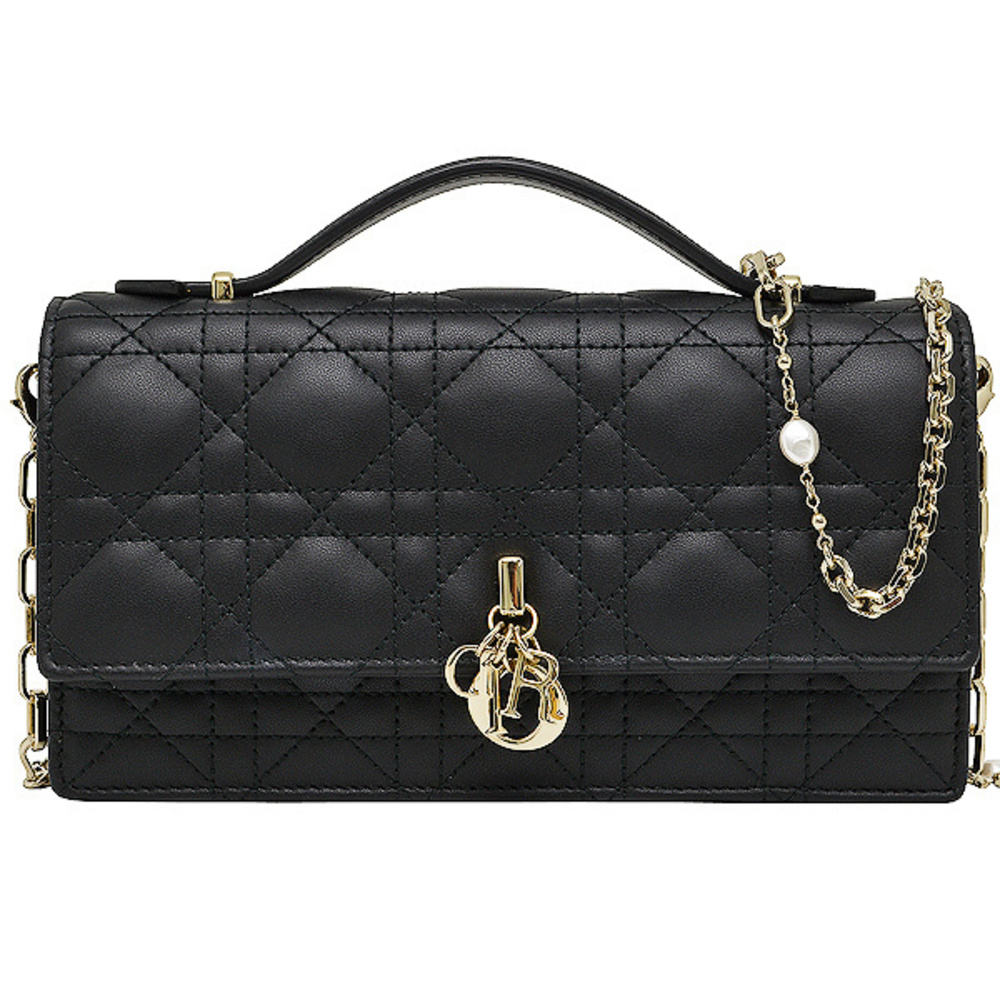 Christian Dior Miss Dior Mini Bag Lambskin - Black
